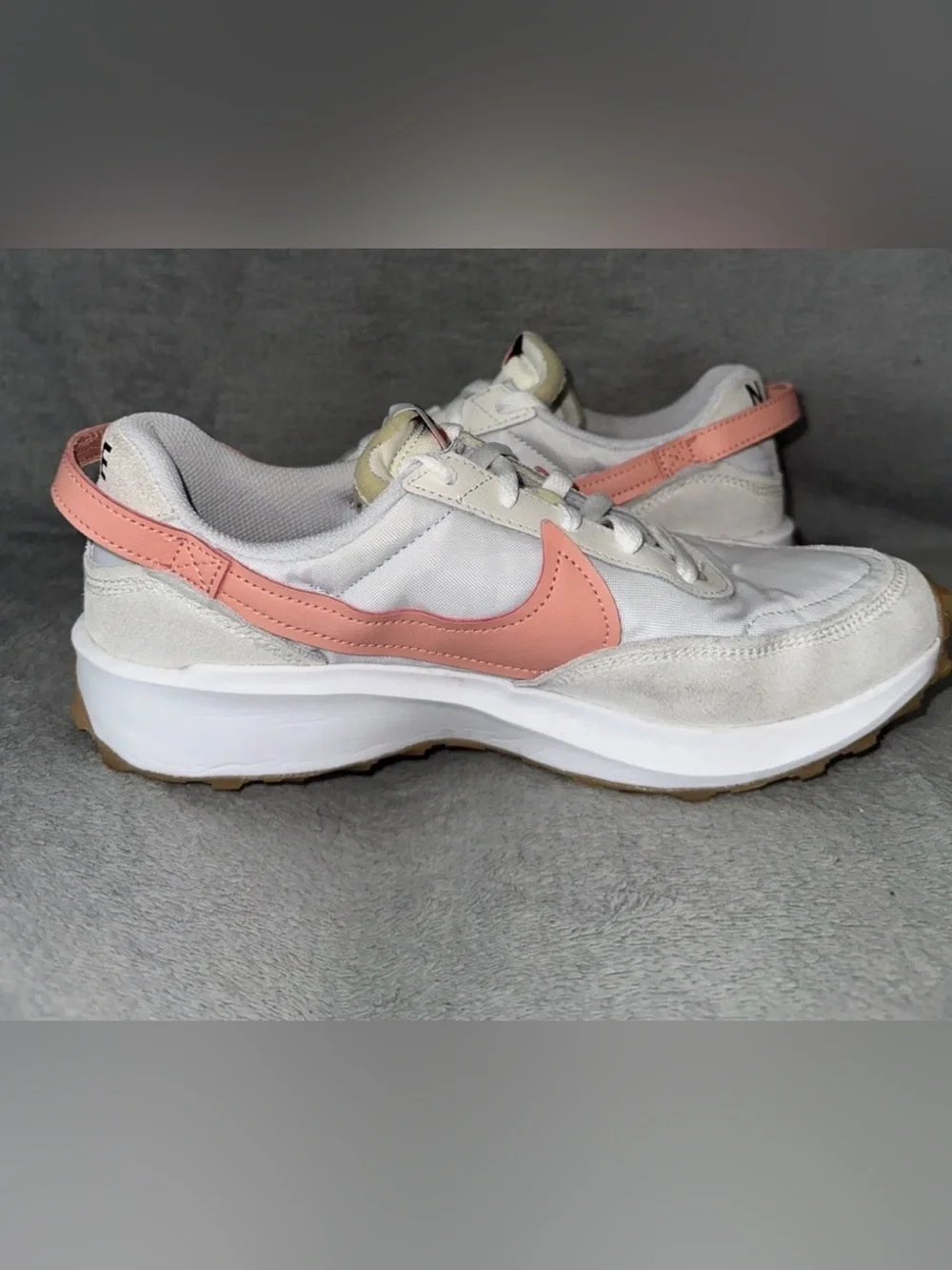 Women’s Nike Waffle Debut 'Grey/Light Madder Root/Gum' DH9523 003 - Size 8.5